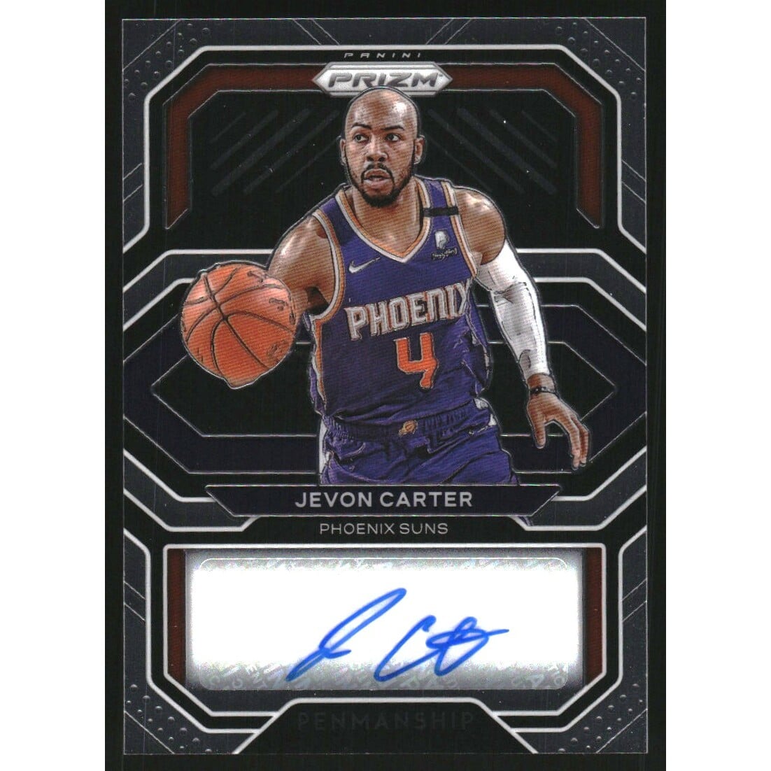 2020-21 Panini Prizm Penmanship #50 Jevon Carter. rookie card picture