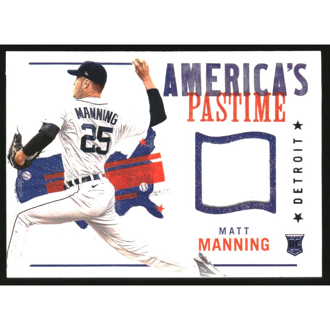 2022 Panini Chronicles America's Pastime Swatches #7 Matt Manning