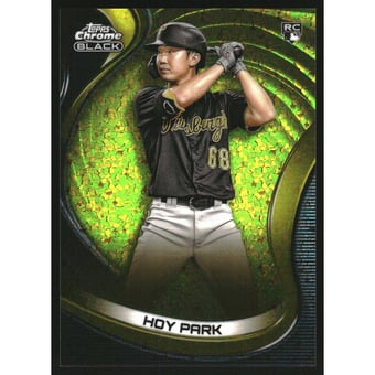 2022 Topps Chrome Black Gold Mini Diamond Refractors #16 Hoy Park