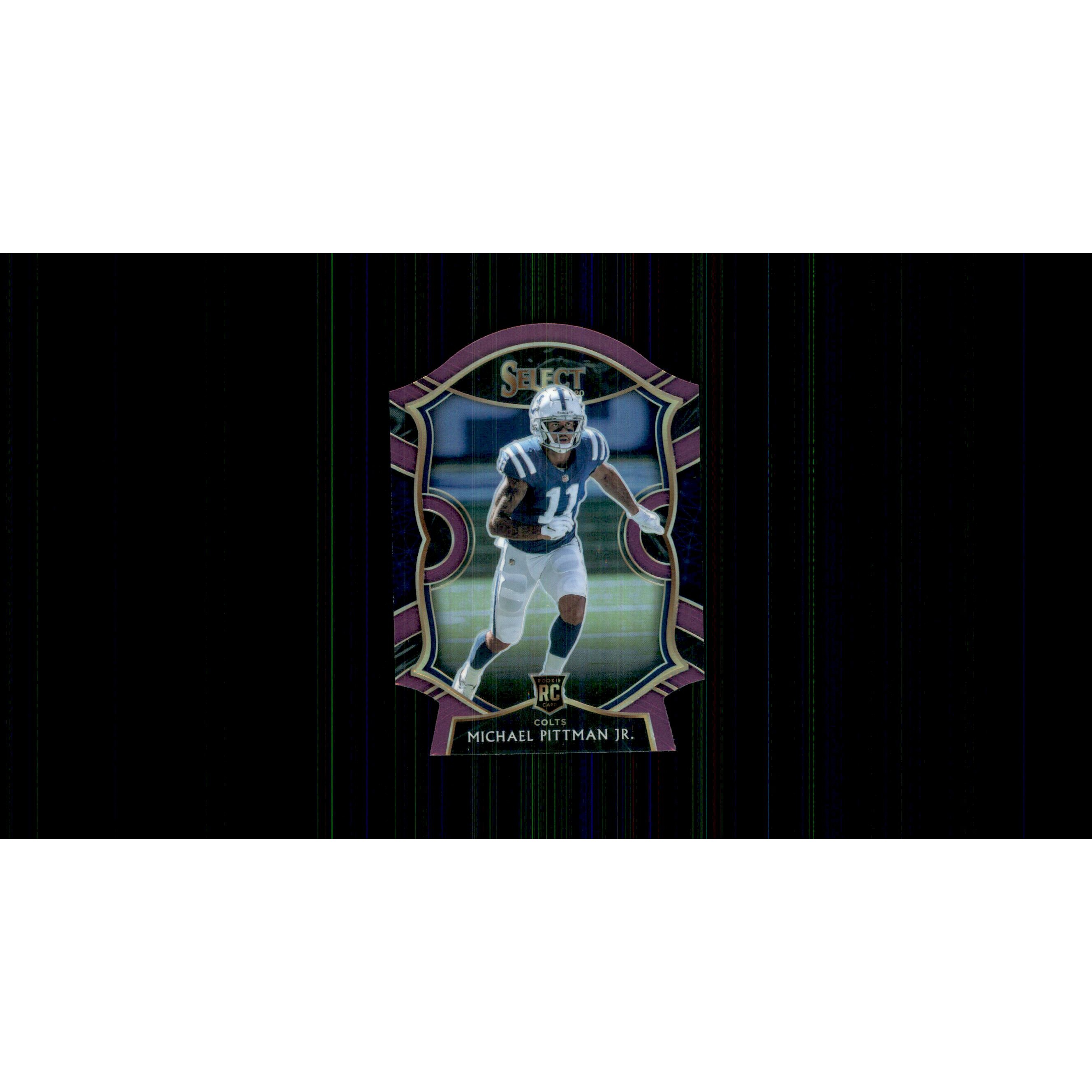 2020 Select Prizm Purple Die Cut #62 Michael Pittman Jr.