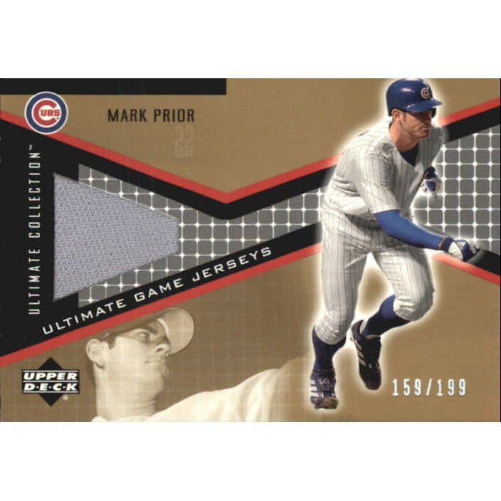 2002 Ultimate Collection Game Jersey Tier 4 #PR Mark Prior