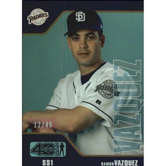 2002 Upper Deck 40-Man Electric Rainbow #858 Ramon Vazquez