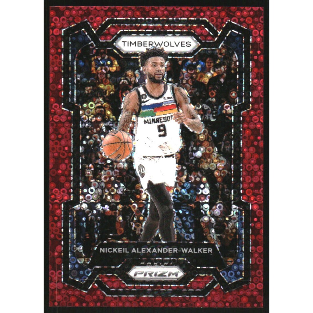 2023-24 Panini Prizm Prizms Fast Break Red #218 Nickeil Alexander-Walker