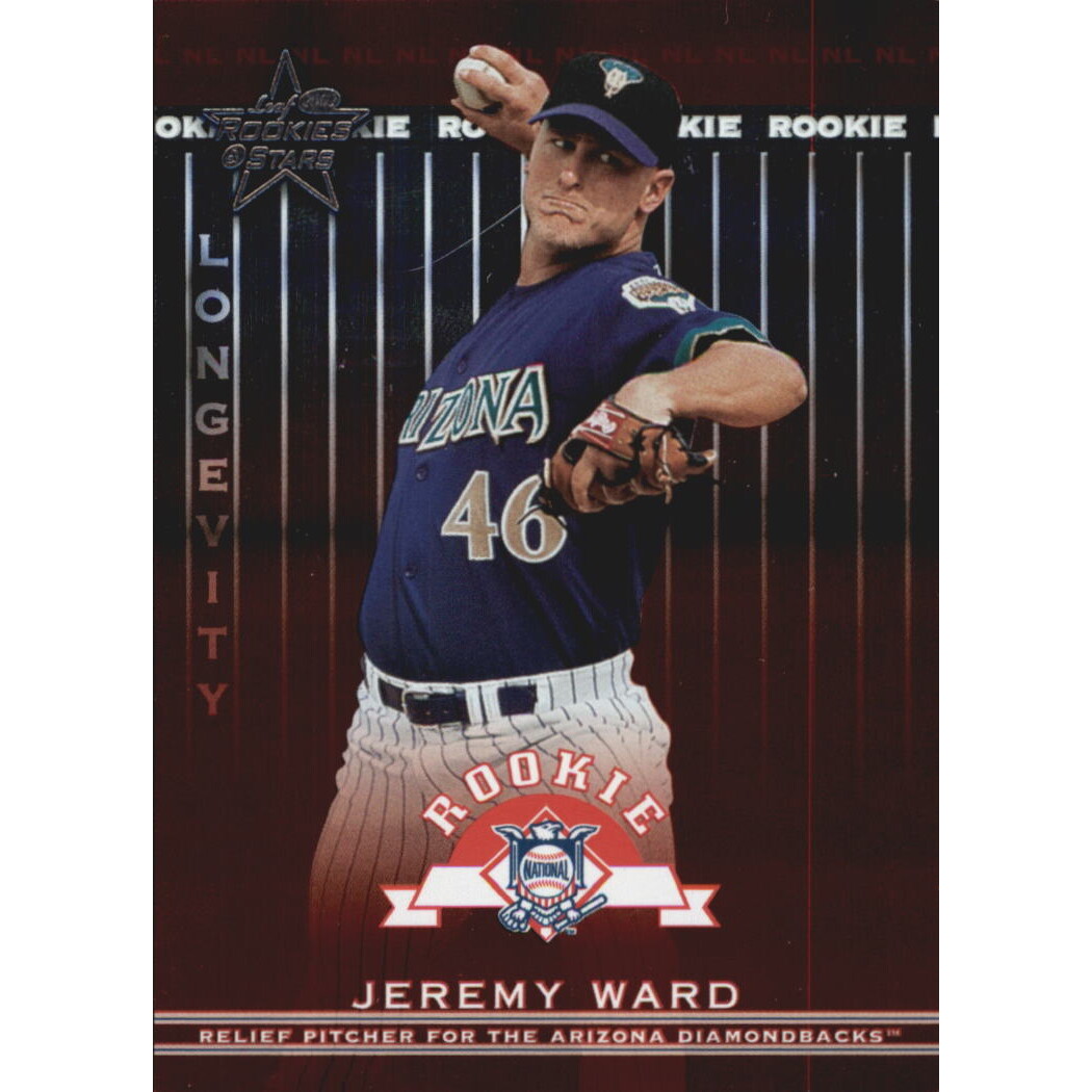 2002 Leaf Rookies and Stars Longevity #314 Jeremy Ward RS