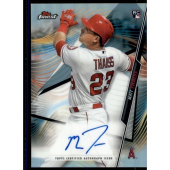 2020 Finest Autographs #FAMTH Matt Thaiss