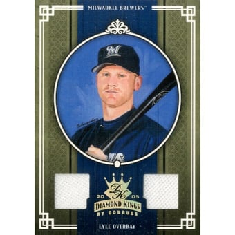 2005 Diamond Kings Materials Gold #125 Lyle Overbay Jsy-Jsy/50