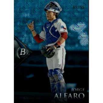 2014 Bowman Platinum Chrome Prospects Japan Fractors #BPCP80 Jorge Alfaro
