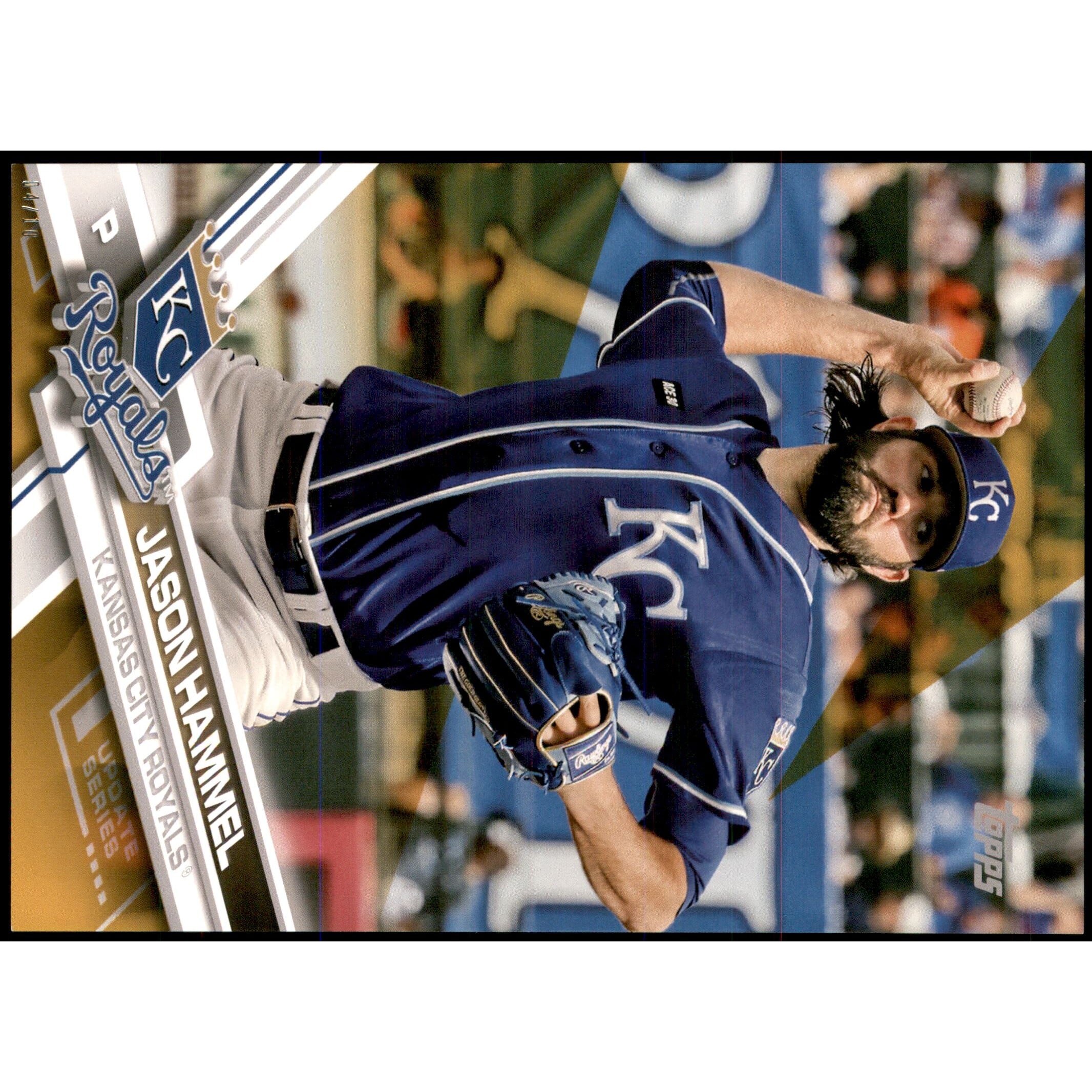 2017 Topps Update 5x7 Gold #US172 Jason Hammel. rookie card picture