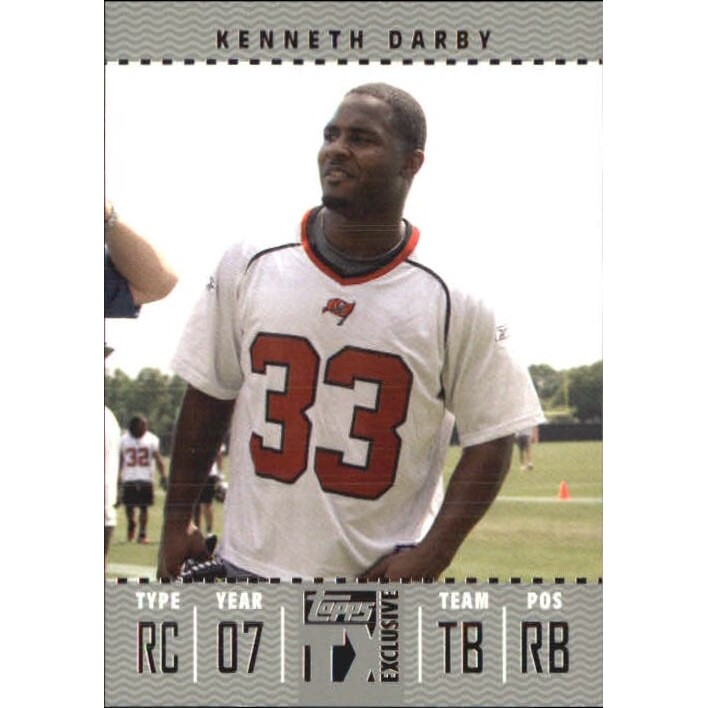 2007 Topps TX Exclusive Silver #113 Kenneth Darby. rookie card picture