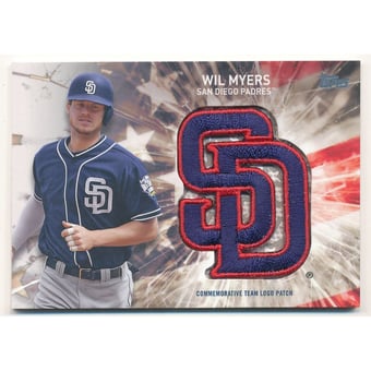 2017 Topps Independence Day Team Logo Patch #IDTLWM Wil Myers