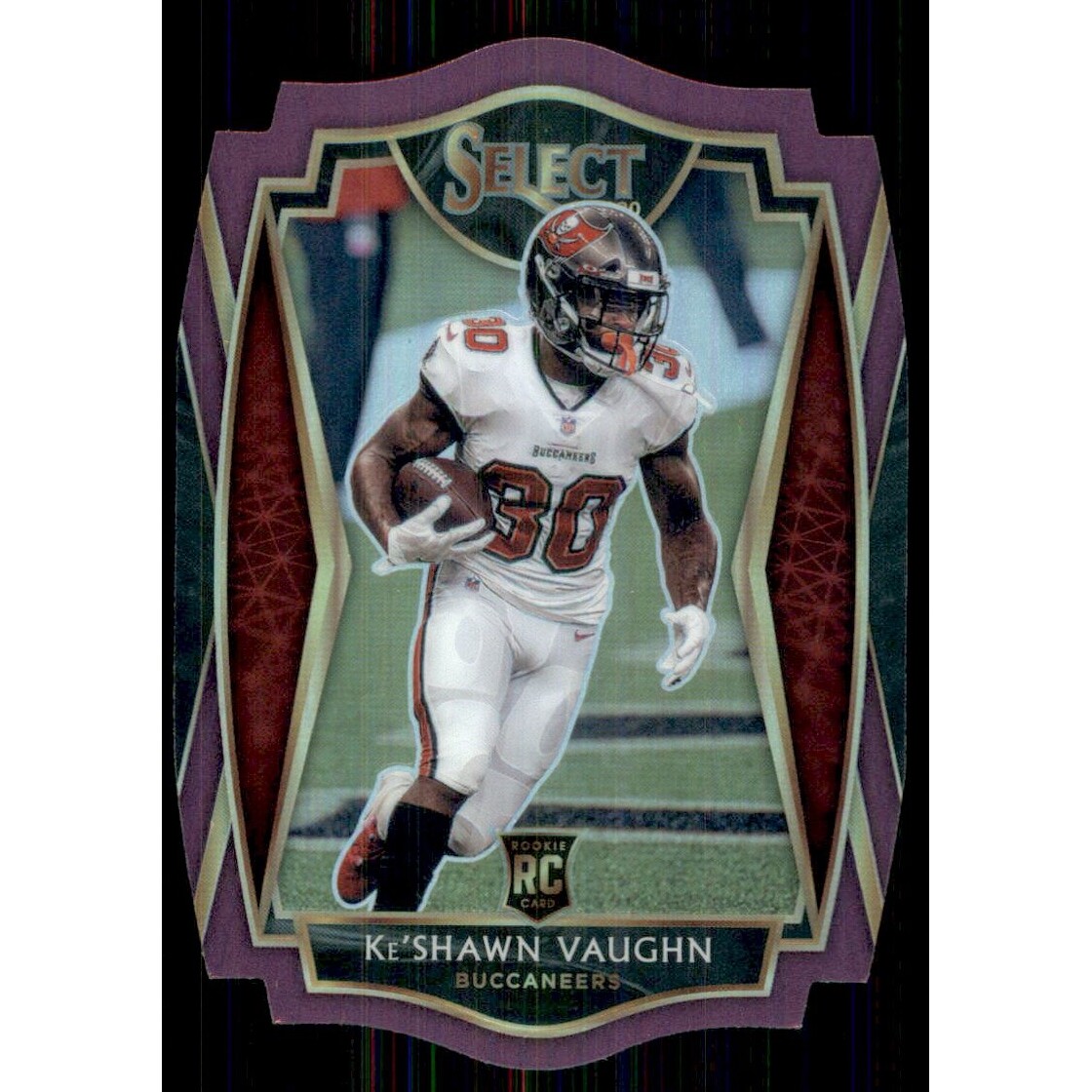2020 Select Prizm Purple Die Cut #173 Ke'Shawn Vaughn
