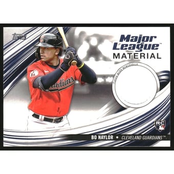 2023 Topps Major League Materials #MLMBNA Bo Naylor S2