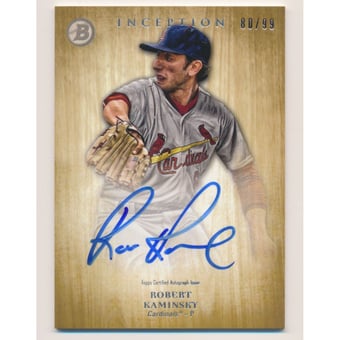 2014 Bowman Inception Prospect Autographs Gold #PARK Robert Kaminsky
