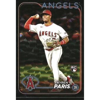 2024 Topps Black Crackle Foil #549 Kyren Paris