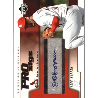 2005 Upper Deck Pro Sigs Signature Sensations #JS Jeff Suppan T4