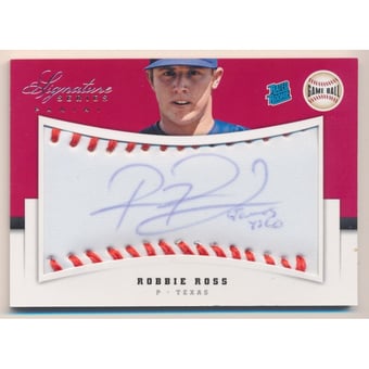 2012 Panini Signature Series Rookies Game Ball Signatures #139 Robbie Ross
