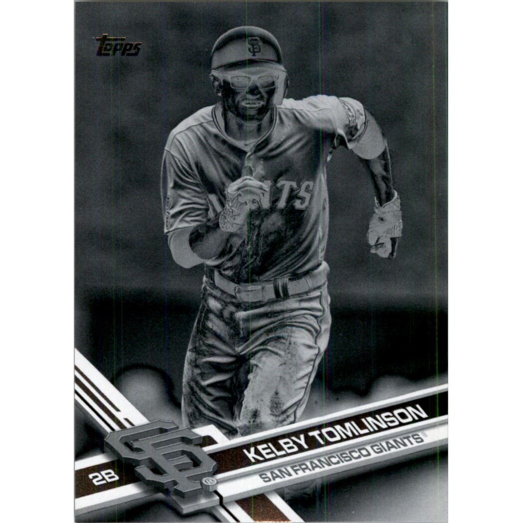 2017 Topps Black and White Negative #510 Kelby Tomlinson. rookie card picture