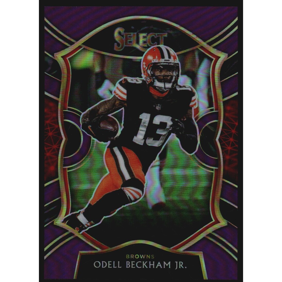 2020 Select Prizm Purple #25 Odell Beckham Jr.