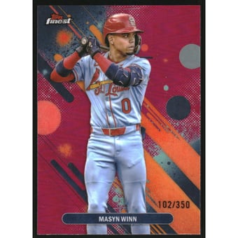 2025 Finest Magenta Refractors #3 Masyn Winn