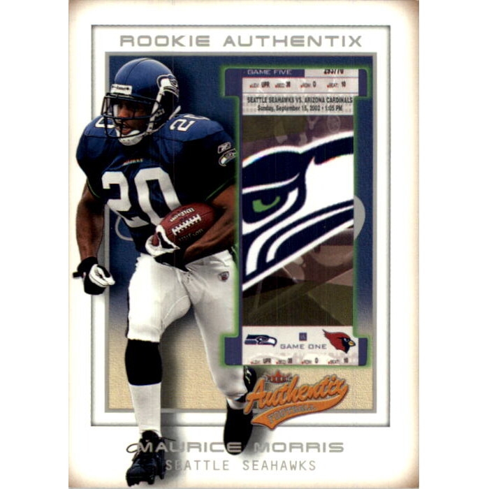2002 Fleer Authentix Front Row #127 Maurice Morris