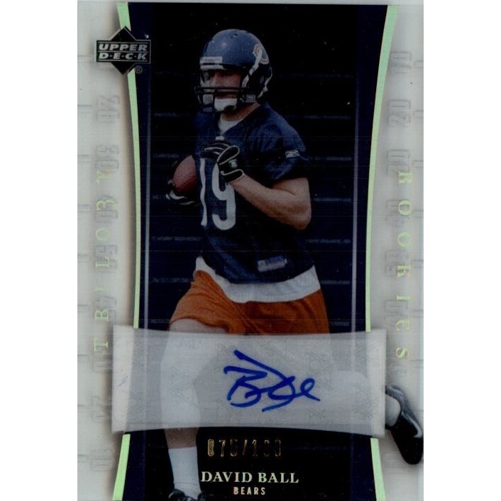 2007 Upper Deck Trilogy Rookie Autographs #135 David Ball/133