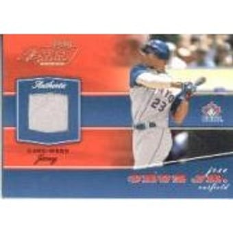 2002 Playoff Piece of the Game Materials Bronze #39 Jose Cruz Jr. Jsy