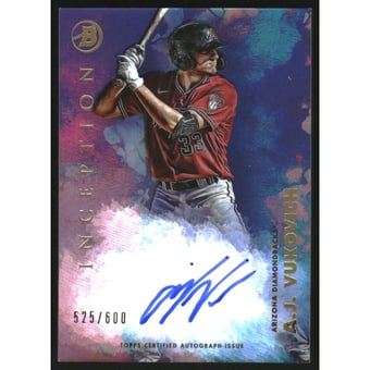 2021 Bowman Inception Autographs #PAAVH A.J. Vukovich/600