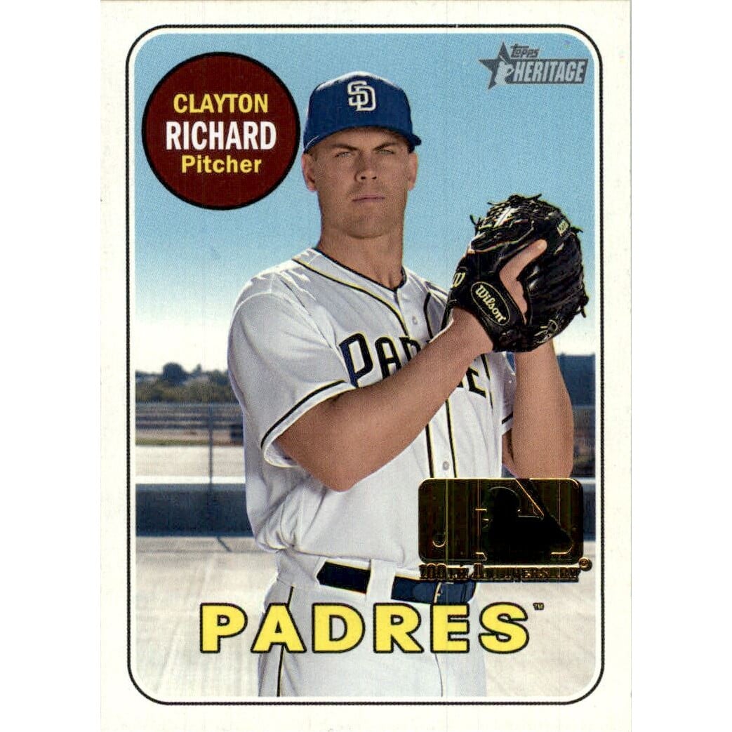 2018 Topps Heritage 100th Anniversary #547 Clayton Richard. rookie card picture