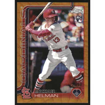 2025 Topps Chrome Gold Wave Refractors #104 Michael Helman