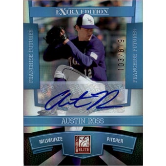2010 Donruss Elite Extra Edition Franchise Futures Signatures #61 Austin Ross/819