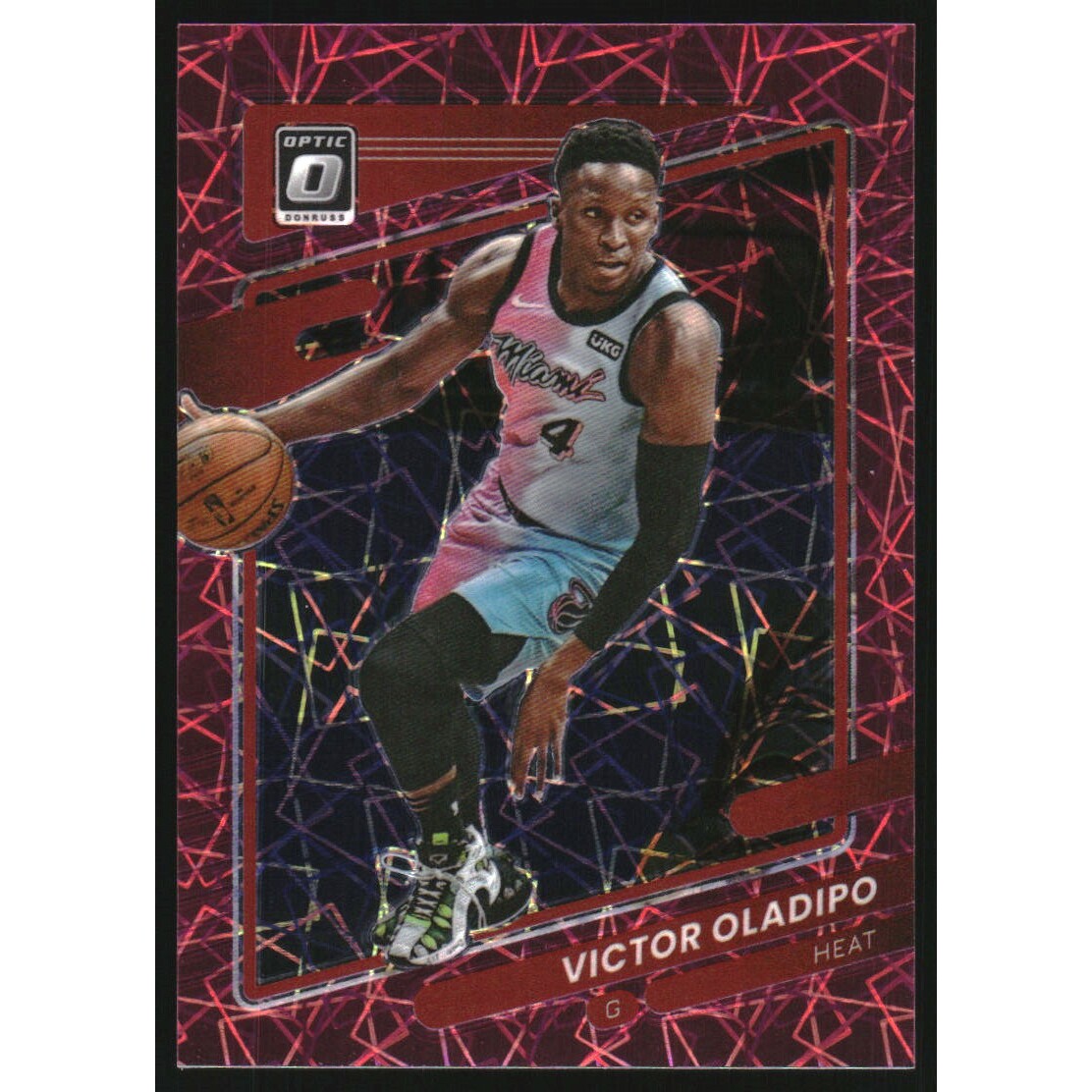 2021-22 Donruss Optic Pink Velocity #67 Victor Oladipo