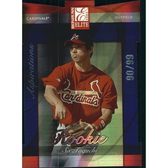 2002 Donruss Elite Aspirations #158 So Taguchi ROO/99