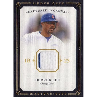 2008 UD Masterpieces Captured on Canvas #CCDL Derrek Lee