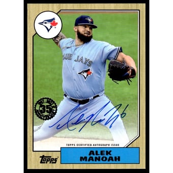 2022 Topps '87 Topps Autographs #87BAAM Alek Manoah S2