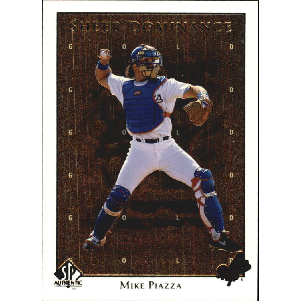 1998 SP Authentic Sheer Dominance Gold #SD40 Mike Piazza