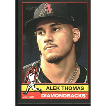 2025 Topps Heritage Black Border #588 Alek Thomas