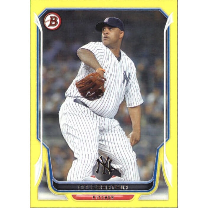 2014 Bowman Yellow #51 CC Sabathia