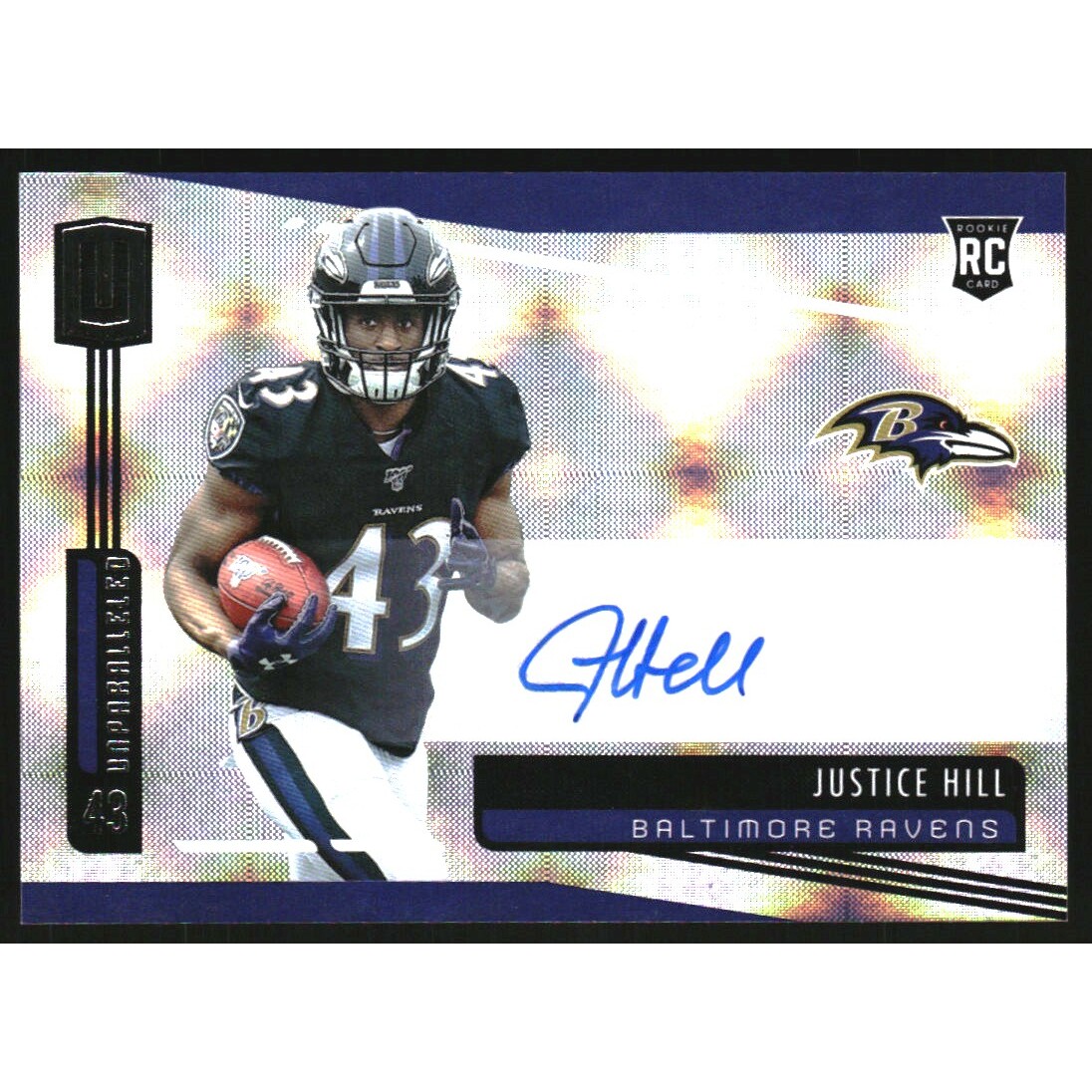 2019 Panini Unparalleled Rookie Autographs #277 Justice Hill