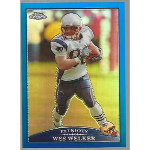 2009 Topps Chrome Blue Refractors #TC27 Wes Welker