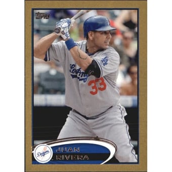 2012 Topps Mini Gold #406 Juan Rivera
