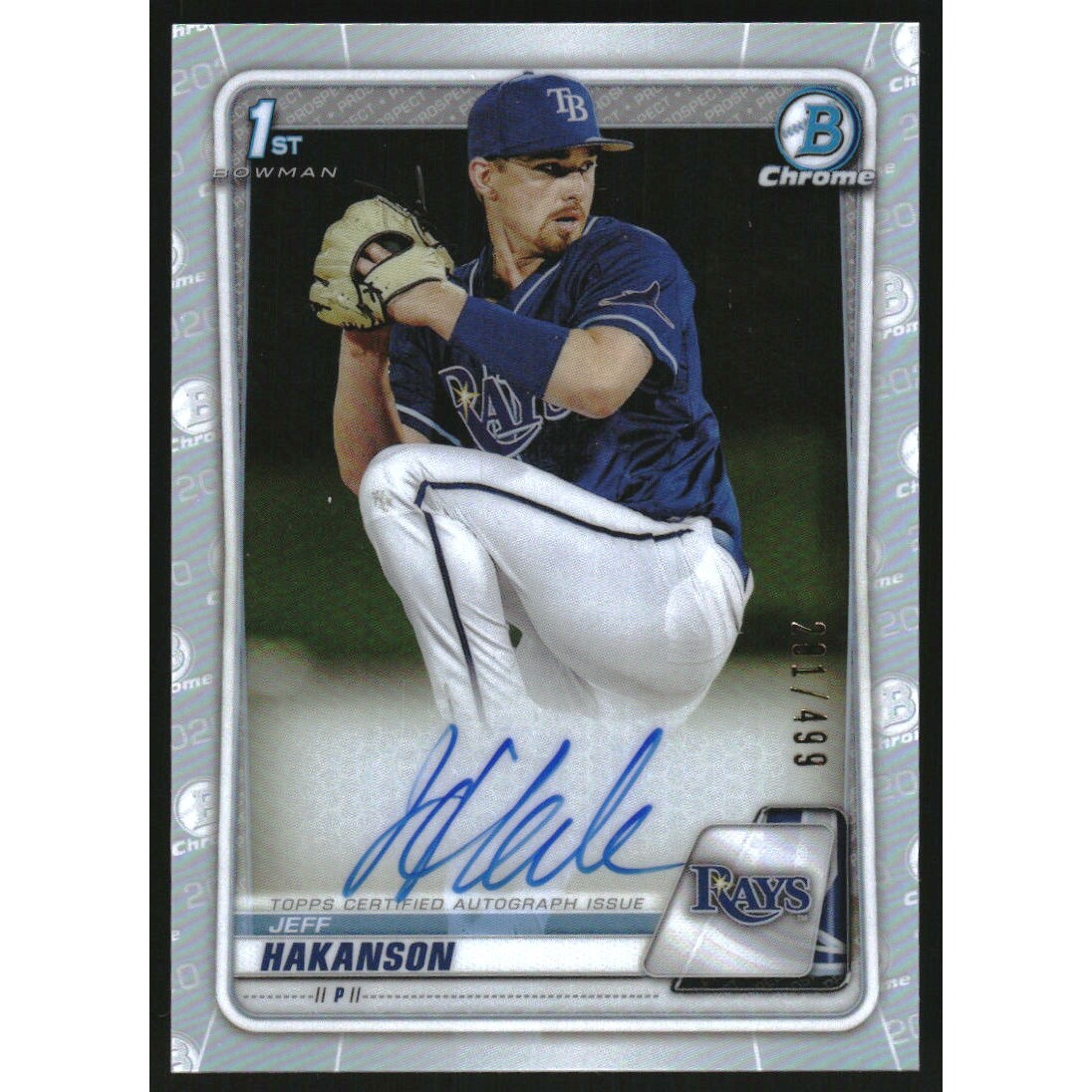 2020 Bowman Chrome Draft Autographs Refractors #CDAJH Jeff Hakanson 2020 Bowman Chrome Draft Autographs Refractors #CDAJH Jeff Hakanson