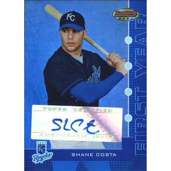 2005 Bowman's Best Blue #143 Shane Costa FY AU