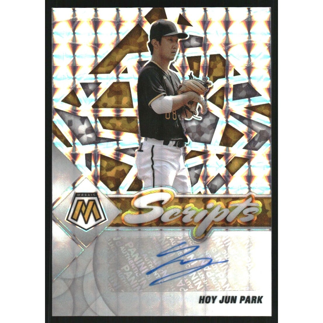 2022 Panini Mosaic Scripts #26 Hoy Jun Park