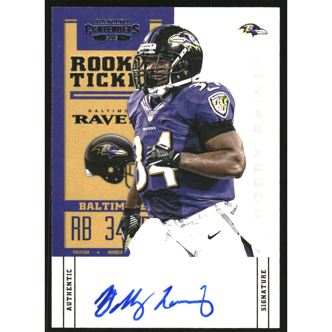 2012 Panini Contenders #106B Bobby Rainey AU SP. rookie card picture