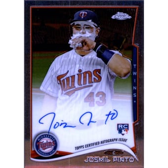 2014 Topps Chrome Rookie Autographs #24 Josmil Pinto