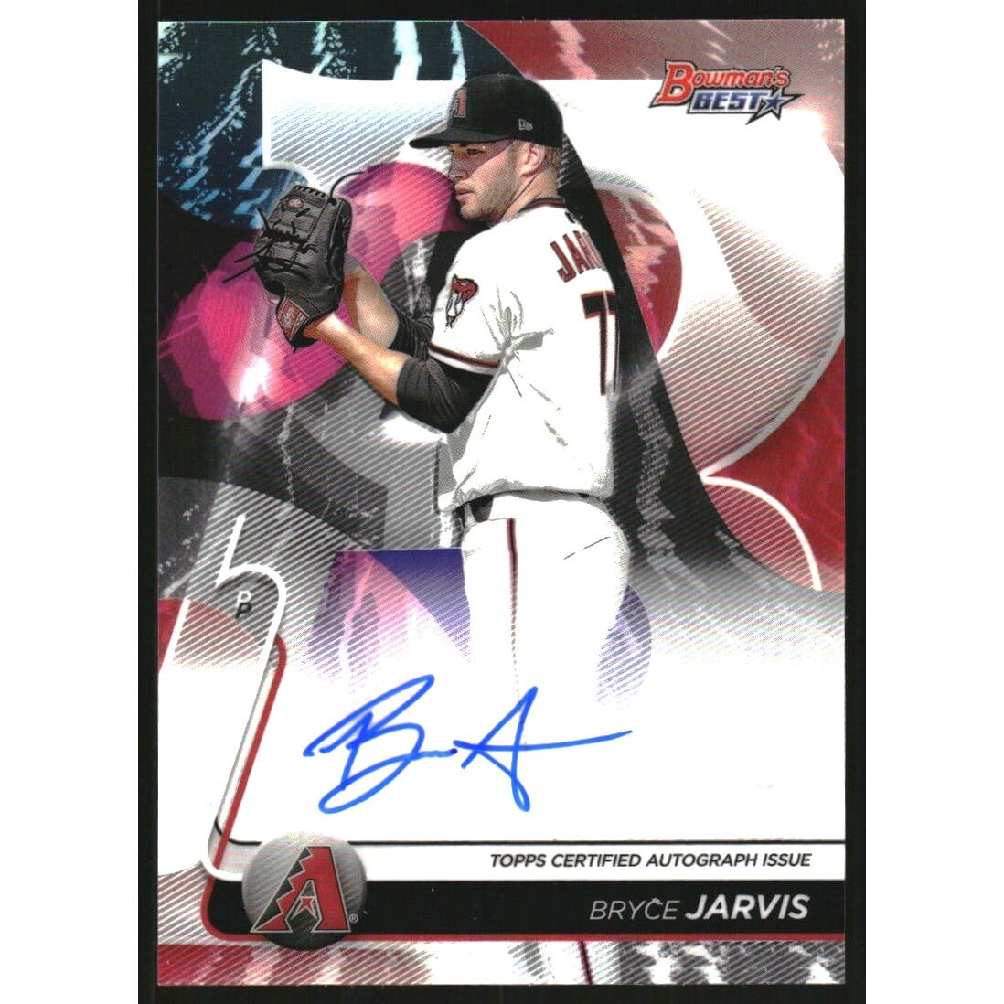 2020 Bowman's Best Best of '20 Autographs #B20BJ Bryce Jarvis. rookie card picture