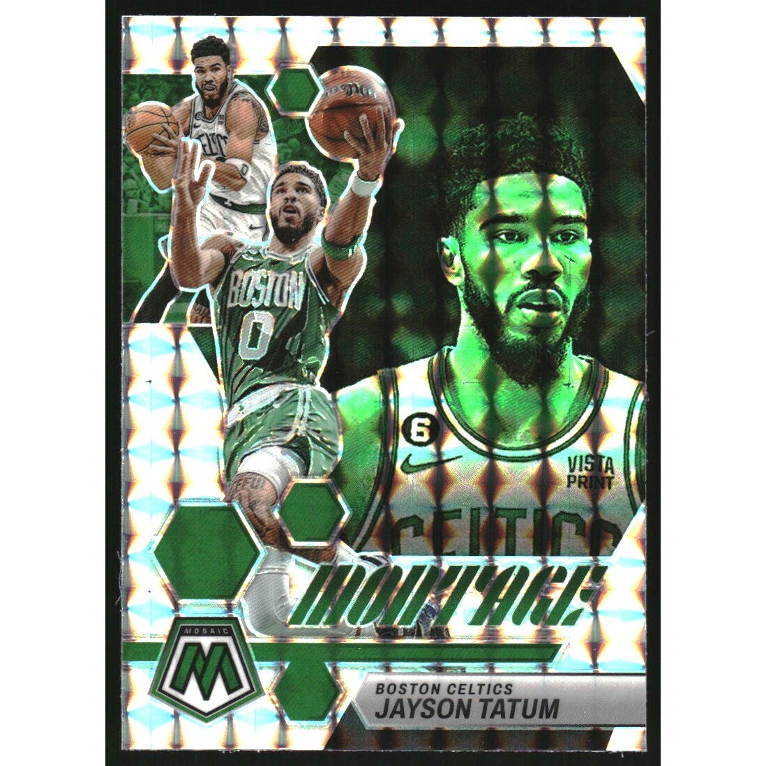 2022-23 Panini Mosaic Montage Mosaic #18 Jayson Tatum