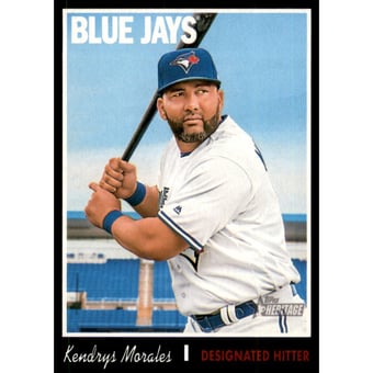 2019 Topps Heritage Black Border #221 Kendrys Morales