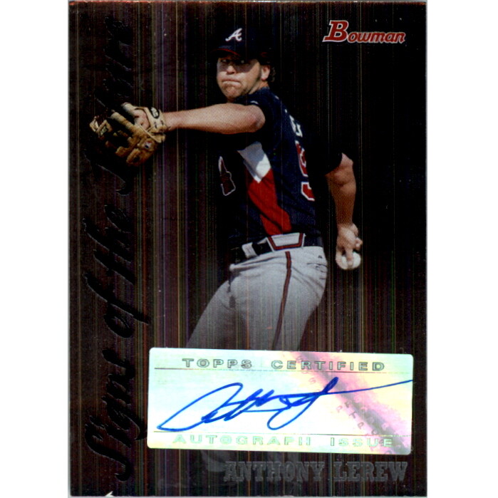 2007 Bowman Draft Signs of the Future #AL Anthony Lerew