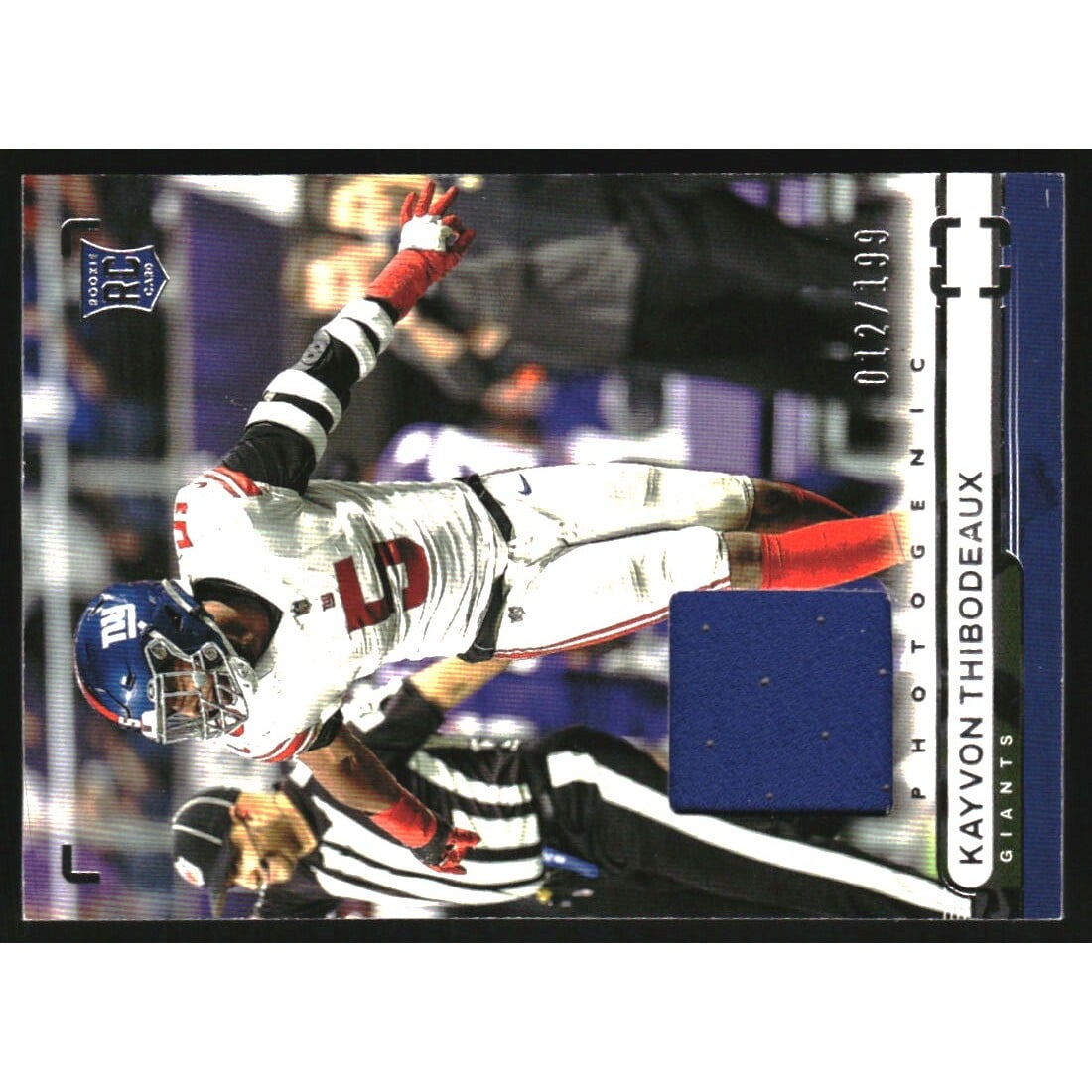 2022 Panini Chronicles Photogenic Jerseys #48 Kayvon Thibodeaux. rookie card picture